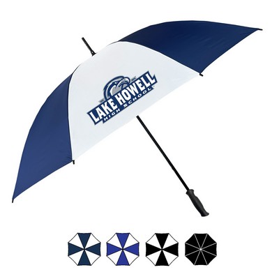 Wind-Proof 60" Arc Golf Umbrella with Ergonomic Handle